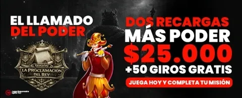 Promoción de casino con temática real y dorada